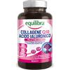 Equilibra Integratori Alimentari, Collagene Q10 Acido Ialuronico, Benessere e Bellezza della Pelle, a Base di Collagene Idrolizzato, Acido Ialuronico, Coenzima Q10, Vitamine C ed E, 90 Compresse
