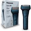 Panasonic Series 700 ES-ALT4B Rasoio Elettrico da Uomo a 3 Lame Wet & Dry, Rasoio Portatile Impermeabile, Sensore Barba Reattivo, Testina Flessibile, Trimmer Pop-Up, Impugnatura Ergonomica, Blu