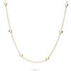 TOSCANA BY ETRUSCA Collana in bronzo placcato oro 18kt con pallini