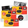 Clikoze Novocolor APM401004 - Set di fotocamere usa e getta con 27 esposizioni x3 e cartoncini usa e getta Clikoze