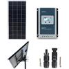 Kit pannello solare fotovoltaico da 50W a 100W con testapalo regolatore MPPT 10A