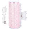ANGGREK Rullo per la Frangia della Tenda Arricciacapelli USB Bigodini Singoli Riscaldati Mini Grandi Rulli Caldi Botto Coreano Corto Frangia di Media Lunghezza Elettrica Grande Batteria (Rosa)