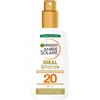 Garnier Ambre Solaire Spray Protettivo Abbronzante Ideal Bronze, Viso e Corpo, Attivatore di Melanina per un'Abbronzatura Intensa e Uniforme, Con Protezione Media SPF20, 200 ml