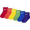 NIKE SWOOSH 6PK INFANT ANKLE SOCKS Calzino Junior