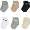 NIKE SWOOSH 6PK INFANT ANKLE SOCKS Calzino Junior