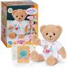 BABY born Orsacchiotto che canta - Orsacchiotto di peluche con funzione sonora e tutina bianca - Braccia e gambe snodabili - Adatto a bambini dai 18 mesi in su - Canta 5 canzoni tedesche della serie