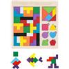 TMRBBesty Tangram Puzzle,Legno Tangram,Tangram Bambini Set,3 in 1 Puzzle in Legno,Puzzle di Legno Esagonale,Tangram Toy Card Divertente Giocattolo Educativo,Adatto a bambini dai 3 anni in su