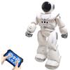 Habeny Telecomando Robot Giocattolo per Bambini, Astronauta RC, Rilevamento Gesto, Controllo a Infrarossi, Cantante e Danzante, Adatto per Ragazzi e Ragazze (Argento)