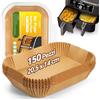 Carta Forno Per Friggitrice Ad Aria Doppia Zona - 150 Pezzi 20,5x14cm LaFleurs