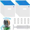 Erzekrim Sacchetti Sottovuoto Sacchetti Sottovuoto Filamento 3D Kit Sottovuoto 20 pezzi 30x34 cm con Pompa a Mano per la conservazione del filamento, resistente all'umidità, sacchetto a filamento sigillato