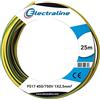 Electraline 13172 Cavo Unipolare FS17, Sezione 1 x 2.5 mm², Giallo/Verde, 25 m