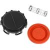JNNJ Coperchio Della Camera Della Valvola Membrana PCV, Coperchio Della Valvola PCV a Membrana per 0248L1, Sostituzione Membrana Del Coperchio Valvola PCV Motore in Gomma, Per 0248L 1 9651815680
