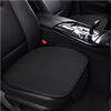 JNNJ 2 Pezzi Universale Cuscino per Sedile Auto, Coprisedile Auto Anteriori Soft Confortevole, Cuscino Sedile Auto Anteriore Antiscivolo, per Interni Autoveicoli Coprisedile Tappetino(Nero)