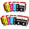 LeciRoba 202xl Cartucce di ricambio per stampanti Epson 202 e 202xl Multipack per Epson Expression Premium XP-6000 XP-6005 XP-6100 XP-6105 (11 confezione)