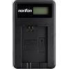 Norifon NP-FW50 LCD USB Caricatore per Sony Alpha 6000, 5000, 5100 | Compatibile con Sony ILCE-6000, ILCE-7, NEX-5T, NEX-6, NEX-5R, NEX-7, NEX-5, NEX-3N, NEX-3, NEX-C3, SLT-A37