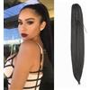 Dcbaboo Posticci per Capelli Coda di Cavallo Extension Capelli Lisci Lunghi Coda Capelli Extension con Pinza 50cm Coda Finta per Capelli Sintetici Dritti Naturali Ponytail, Jet Nero