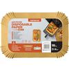 PORTENTUM Carta forno per friggitrice ad aria 100 unità da 22-14 cm Rettangolare. Adatto al Forno dual, da 5,2 a 10 litri. Carta Air Fryer certificata per uso alimentare BPA Free, FDA e LFGB