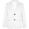 Freebily Blazer Bambini e Ragazzi Giacca Elegante Maniche Lunghe Slim Fit Tuxedo Smoking Jacket Capotto Gentiluomo Capispalla Abito da Festa di Nozze Cerimonia Nuziale Bianco 13-14 Anni