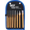 BGS 1658 | Serie di cacciaspine | 150 mm | incl. scalpelli + punteruoli | 8 pz.