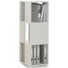 FMD furniture 291-001E - Scaffale Girevole, Colore: Bianco 34 x 108 x 34 cm (BHT), Pannello truciolare Rivestito in Resina melamminica.