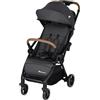 Bebeconfort Sunlite, Passeggino per bambini 0-4 anni portata 22 kg, Passeggino leggero da viaggio (7,2 kg), Passeggino neonato reclinabile e pieghevole chiusura compatta, Mineral Graphite