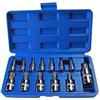 US PRO Bergen Punte Torx 13 Pezzi Misure T8 - T70 con Borsa BER1183