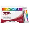 Marco Viti Massigen FerroVITI Integratore di Ferro Vitamina C e Vitamine B2 B6 B12, 30 Bustine