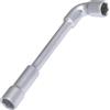 Aerzetix - C68529 - Chiave a pipa aperta 13mm a 6 lati 168x40x18mm - accessorio auto serraggio allentamento assemblaggio - colore argento