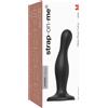 Strap-on-me Curvy M - dildo ondulato con ventosa (nero)