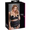 Cottelli Taglie Forti - reggiseno aperto con anelli (nero) - 95F