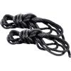 Sex&Mischief S&M - Set di corde in raso nero (2 pezzi)