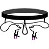 Bad Kitty - pinze intimi con slip - viola-nero (S-L)