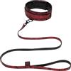 Fifty Shades of Grey Cinquanta Sfumature di Grigio - Collare e Guinzaglio (Nero-Rosso)