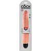 King Cock 10 Stiffy - vibratore realistico impermeabile (25 cm) - naturale