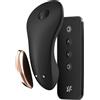 Satisfyer Little Secret - vibratore clitorideo impermeabile intelligente (nero)