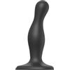 Strap-on-me Curvy S - ondulato, ventosa dildo (nero)