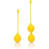 Shots Loveline - set di palline geisha in silicone - 2 pezzi (giallo)