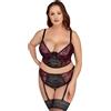 Cottelli Plus Size - set reggiseno (rosso)