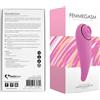 FEELZTOYS Femmegasm - vibratore clitoride 2in1 ricaricabile (rosa)