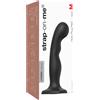 Strap-on-me P&G M - dildo curvo con ventosa (nero)