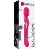 Dorcel Orgasmi Doppi - vibratore massaggio ricaricabile 2in1 (rosa)