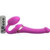 Strap-on-me S - vibratore ad aria con cintura (rosa)