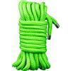 Ouch! - Corda bondage luminosa - 10m (verde)