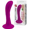 Pretty Love Baile - plug anale curvo con ventosa (rosa)