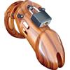 CB-X CB-6000 - lussuosa gabbia peniena con lucchetto (legno)