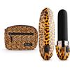 Panthra Asha - vibratore ricaricabile leopardato zwart