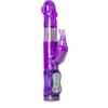 Easytoys Rabbit - vibratore con perle rotanti e stimolatore clitorideo (viola)