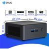 DILC IPERMERCATO ONLINE Mini Pc DILC Nuc Platinum Intel 11th gen i7 1165G7 4.70 ghz Ram 16gb Ssd 256 gb PCI-e M.2 WiFi Bluetooth Licenza Windows 11 PRO (DILC-Nuc_P_M2_256G)