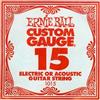 ERNIE BALL ERNIEBALL CUSTOM GAUGE 15 CORDA SFUSA PER CHITARRA ACUSTICA/ELETTRICA