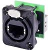 NEUTRIK NE8FDPB ADATTATORE IN LINEA PASSANTE CAT5E,RJ45,JACK,8 VIE